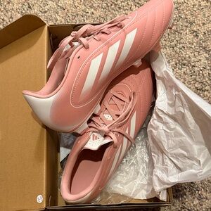 Adidas Goletto IX FG Soccer Cleats - Coral